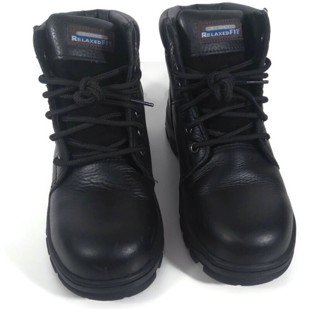Like New Skechers work boots sz 6.5 - Picture 3 of 6